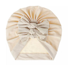 Load image into Gallery viewer, Three Bow Turban | Cream