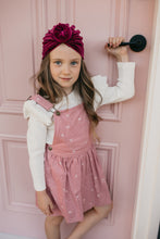 Load image into Gallery viewer, Velvet Top Knot Turban | Magenta