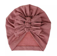 Load image into Gallery viewer, Three Bow Turban | Mauve

