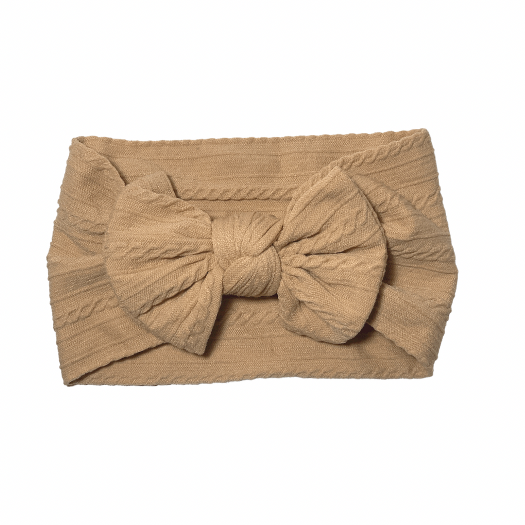 Bow Headband | Beige