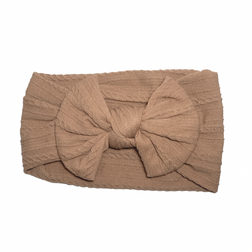 Bow Headband | Latte