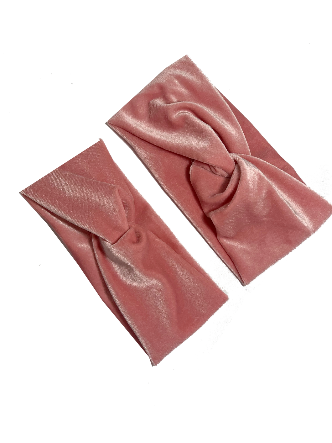 Mama + Mini Velvet Headband Set | Rose