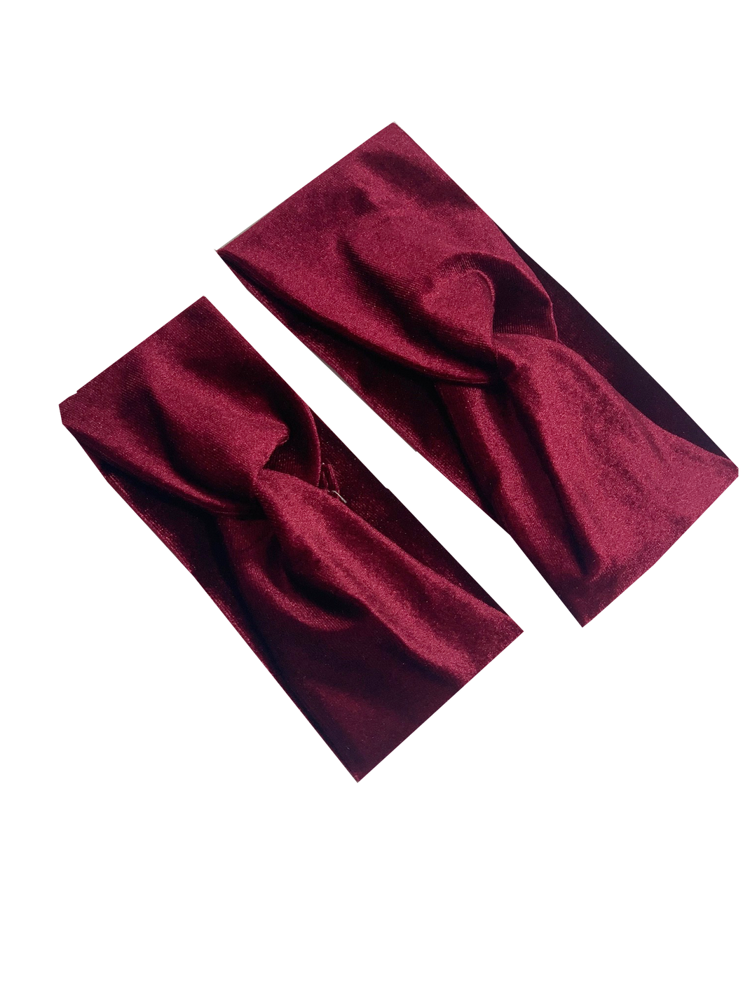 Mama + Mini Velvet Headband Set | Plum